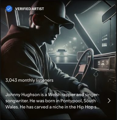 Johnny Hughson Is On Spotify 